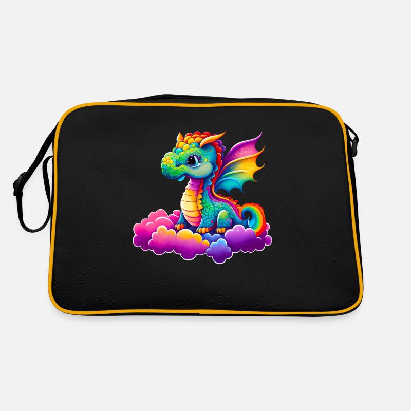 Mignon petit dragon Sac Retro