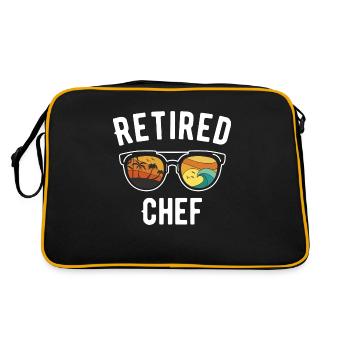 Luxury Retirement Beach Travel Sunglasses Design - Retro Tasche - Schwarz/Gold - Hinten