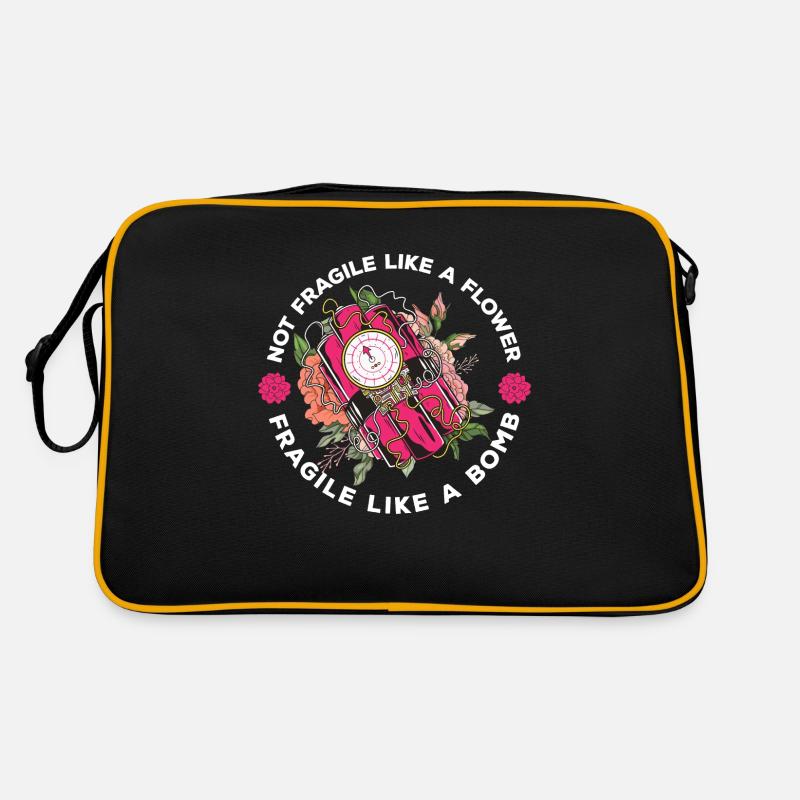 Pas fragile comme une fleur, mais un Sac Retro