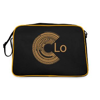 For Lo - Retro Bag - black/gold - Back