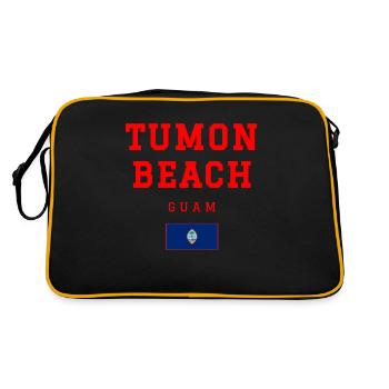 Tumon Guam - Sac Retro - noir/or - Dos