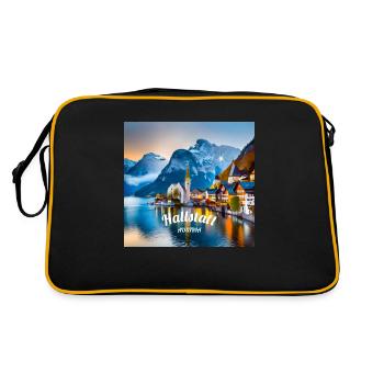 Hallstatt le matin - Sac Retro - noir/or - Dos