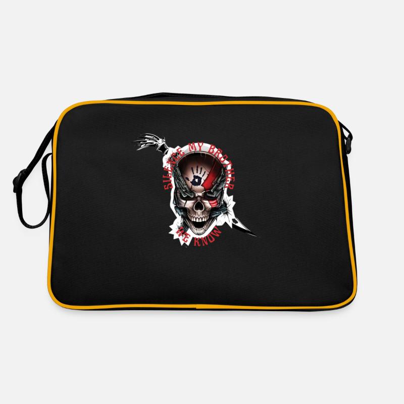 Dunkle Bruderschaft Retro Tasche