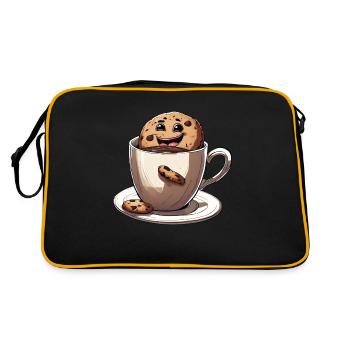 Coffee Coffee Cup Caffeine Gift Coffee Bean - Retro Bag - black/gold - Back