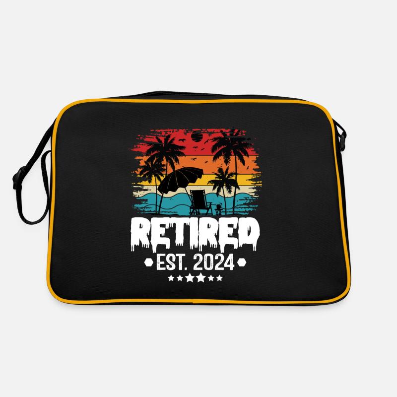 Im Ruhestand 2024 Retro Tasche