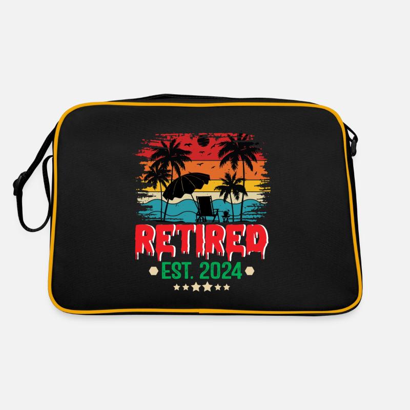 Im Ruhestand 2024 Retro Tasche