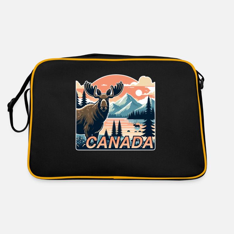 Canada 13 - Retro Bag - black/gold