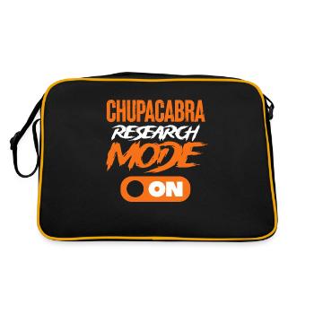 Chupacabra Research Mode On Paranormal - Retro Bag - black/gold - Back