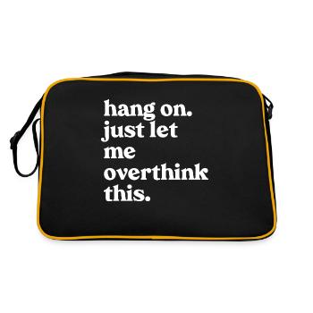 ADHD - Retro Bag - black/gold - Back