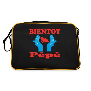 SOON Pépé - Retro Bag - black/gold - Back