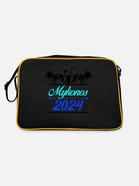 Mykonos 2024 - Sac Retro - noir/or - Dos