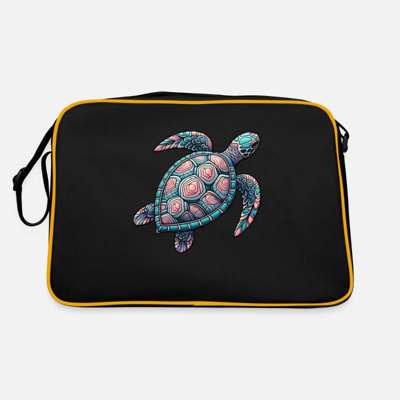Decorative Sea Turtle Retro Bag