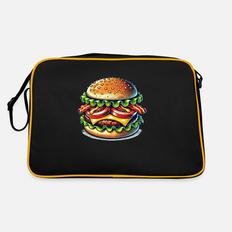 Burger Retro Tasche