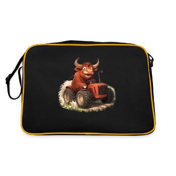 Taurus on Trekker - Retro Bag - black/gold - Back