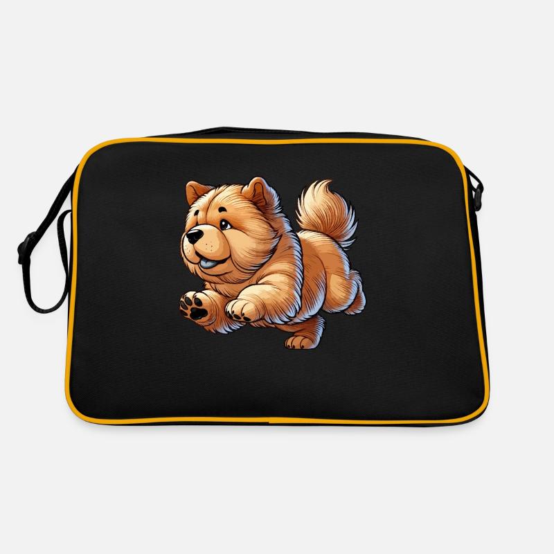 Chow Chow Retro Tasche