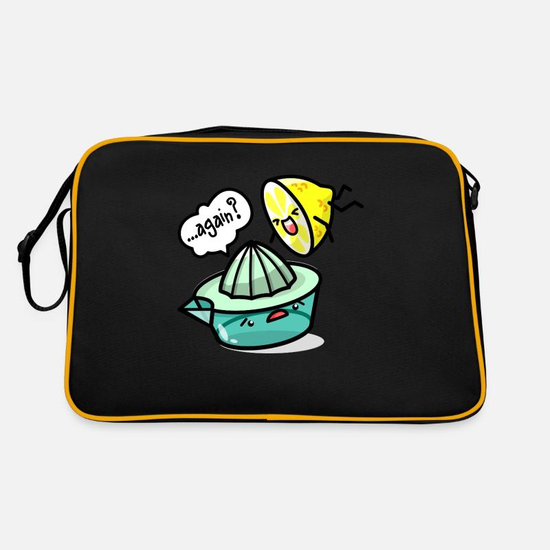 Kawaii Lemon and Lemon Squeezer Retro Bag