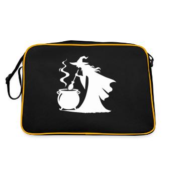 Witch Cooking Pot - Retro Bag - black/gold - Back