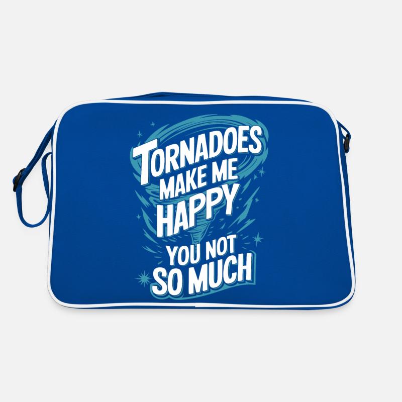 Storm Chasing Tornado Sturm Meteorologe Retro Tasche