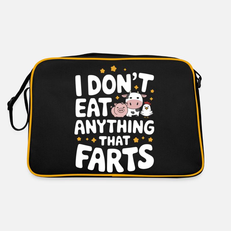 Végétarien Végétalien Végétarien Végétarien Sac Retro
