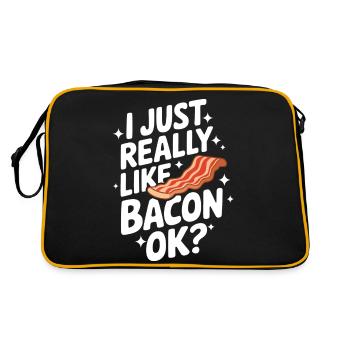 Bacon Petit-déjeuner Bacon - Sac Retro - noir/or - Dos