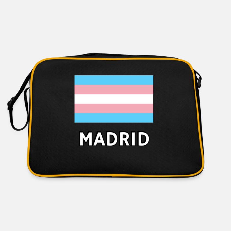 Drapeau Trans Pride Madrid Sac Retro
