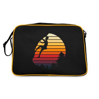 Vintage Trad Climbing Retro Bouldering - Retro Bag - black/gold - Back