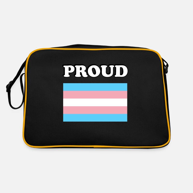 Trans Pride Drapeau de la transfierté Sac Retro