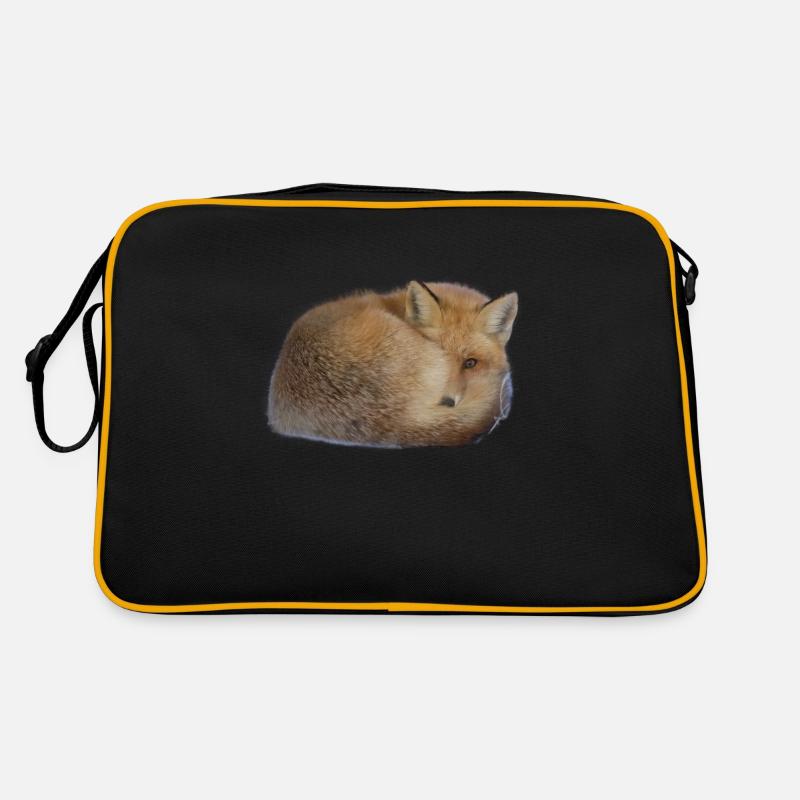 renard mignon - renard doux Sac Retro
