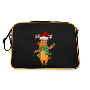 Rudolph the Red-Nosed Reindeer Naughty Christmas - Retro Bag - black/gold - Back