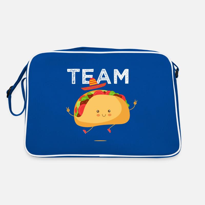 team taco tacos Mexican cuisine Retro Bag