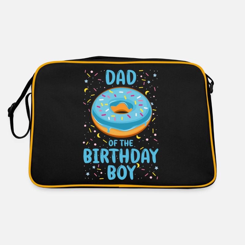 Vater des Geburtstagskindes Junge Retro Tasche