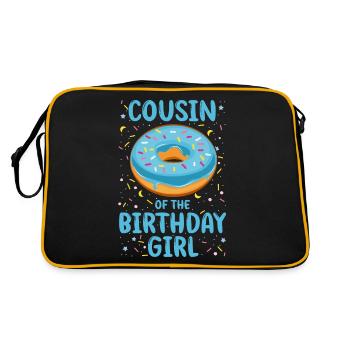 Cousin de l’enfant d’anniversaire - Sac Retro - noir/or - Dos