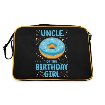 Oncle de l’enfant d’anniversaire fille - Sac Retro - noir/or - Dos