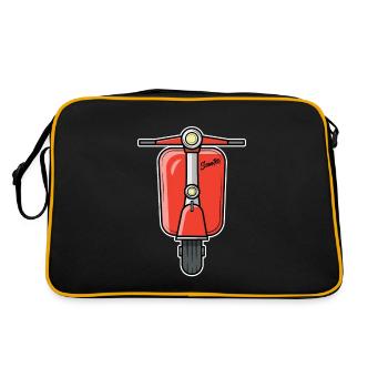 Scooter Scooter Scooter rouge - Sac Retro - noir/or - Dos