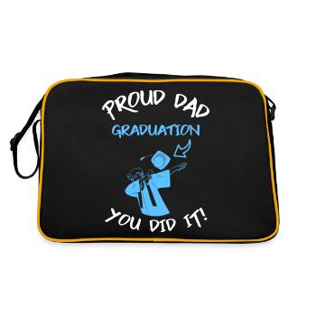 Fier père diplômé vous l’avez fait - Sac Retro - noir/or - Dos