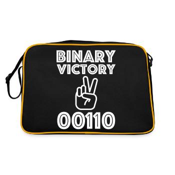 Victoire binaire | Mathématiques, Informatique - Sac Retro - noir/or - Dos