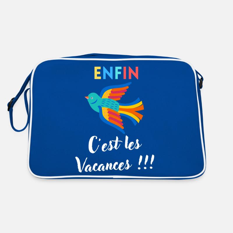 Enfin c'est les vacances Sac Retro