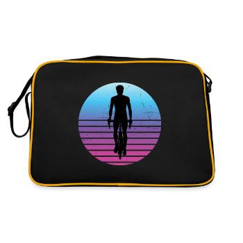 Cyclisme Cyclisme Vélo Homme - Sac Retro - noir/or - Dos