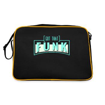 Jazz Musique Soul Funk Style musical Genre de musique Chemise - Sac Retro - noir/or - Dos