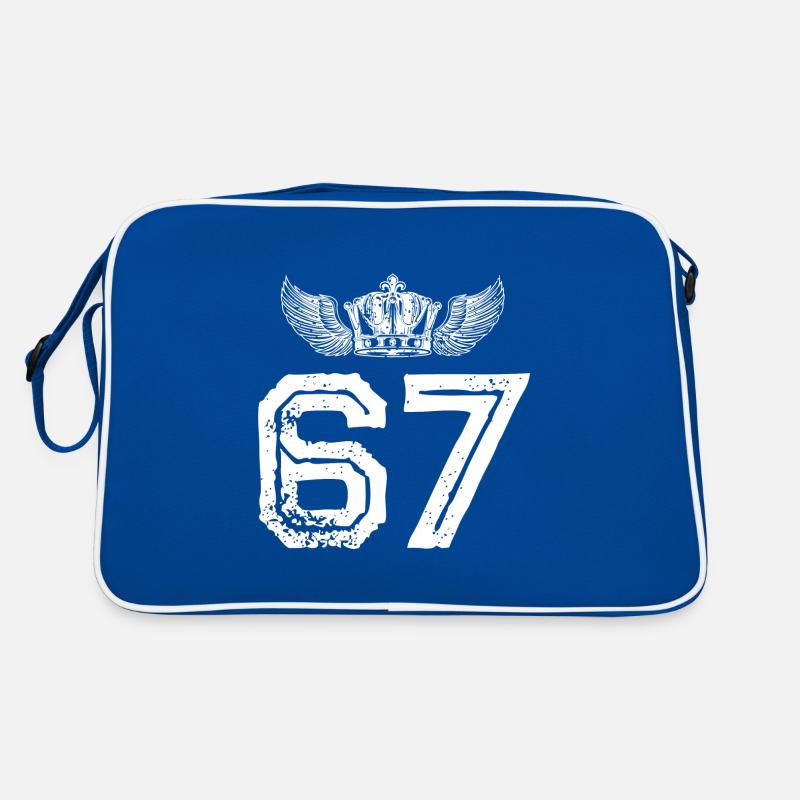67 Number crown Retro Bag