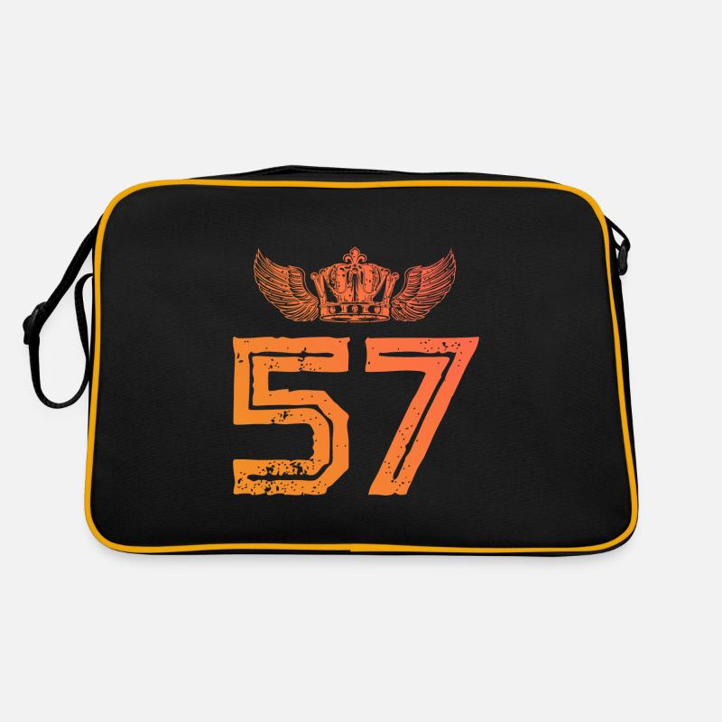 57 Number Crown Retro Bag