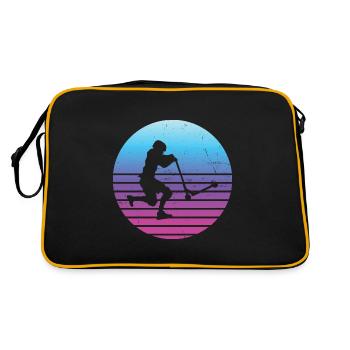 Scooter Stunt Stunt Roller Stuntscooter Scooter - Retro Bag - black/gold - Back