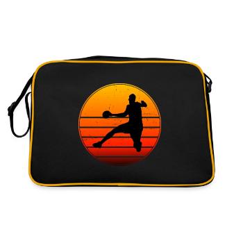 Handball Games Handball Players Women's Handball - Retro Bag - black/gold - Back