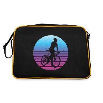 Cycliste de route masculin Vélo de route Vélo de route Cyclisme de route Cyclisme de route - Sac Retro - noir/or - Dos