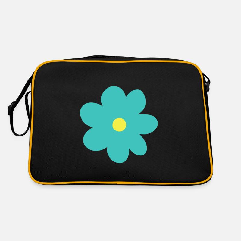 Mint flower Retro Bag
