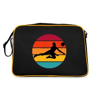 Volley-ball volley-ball masculin volley-ball - Sac Retro - noir/or - Dos