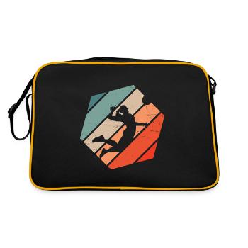 Joueurs de volley-ball Joueurs de volley-ball - Sac Retro - noir/or - Dos