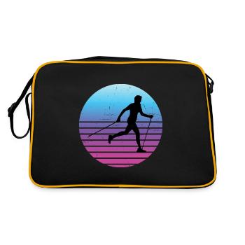 Femmes Hommes Marcheur Nordique Marcheur Marcheur Marche - Sac Retro - noir/or - Dos