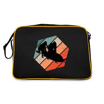 Bobsleigh Bobsleigh Bobsleigh Femmes Bobsleigh Hommes - Sac Retro - noir/or - Dos