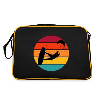 Kitesurf Hommes Kitesurfeurs Kitesurfeurs - Sac Retro - noir/or - Dos